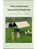Butterfly-Shaped Sun Protection Camping Tarp Tent with Black Glue Coating - Full Set for Outdoor Picnics