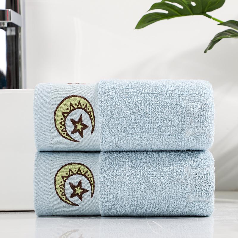Soft, Thick Pure Cotton Face Towels - Absorbent and Gentle for Adults