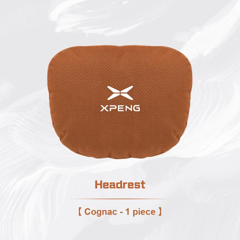 2026 Pour Xpeng G6 P7 G3 G3i G9 P5 X9 X2 N5 F30 H93 2020 2026 Oreiller de Nuque en Daim pour Voiture Appui-tête Oreiller de Soutien Lombaire Protection de la Colonne Vertébrale