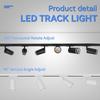GU10 Track Light Set No Bulb Led Spotlight 110-265V Track Lighting Lamp Clothing Store Shop Kitchen Home Decor Indoor Lighting Fixture