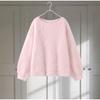 Pullover Strapless Mohair Long-sleeved Sweater Women's Solid Color Pullover Short Top Sweater A Variety of Colors To Choose From Sweaters
