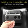 For Haval H9 2nd Gen 2024‑2026 Headlight Switch ESP Button Anti‑Mis‑Touch Cover Decor Trim Interior Mod Accessories
