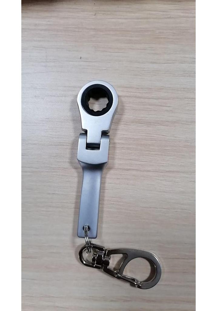 10MM Adjustable Torx Ratchet Wrench Keychain Tool