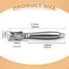 Fruit Corer, Cleaning Utensil, Portable, Stainless Steel, Hand Tool for Coring Fruit, Ideal