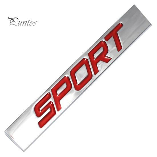 SPORT Letter Metal Car Vehicle Rear Trunk Body Sticker Emblem Badge Decoration