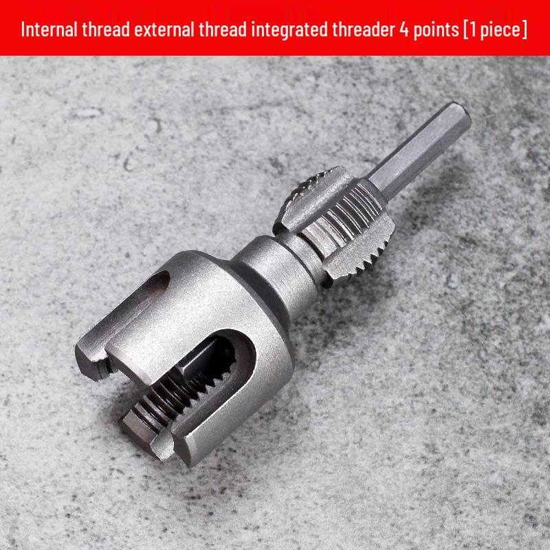 Dane Pipe Threader: Integrated Inner & Outer PPR Hot Melt Pipe Tapping Set (1/2'' & 3/4'')