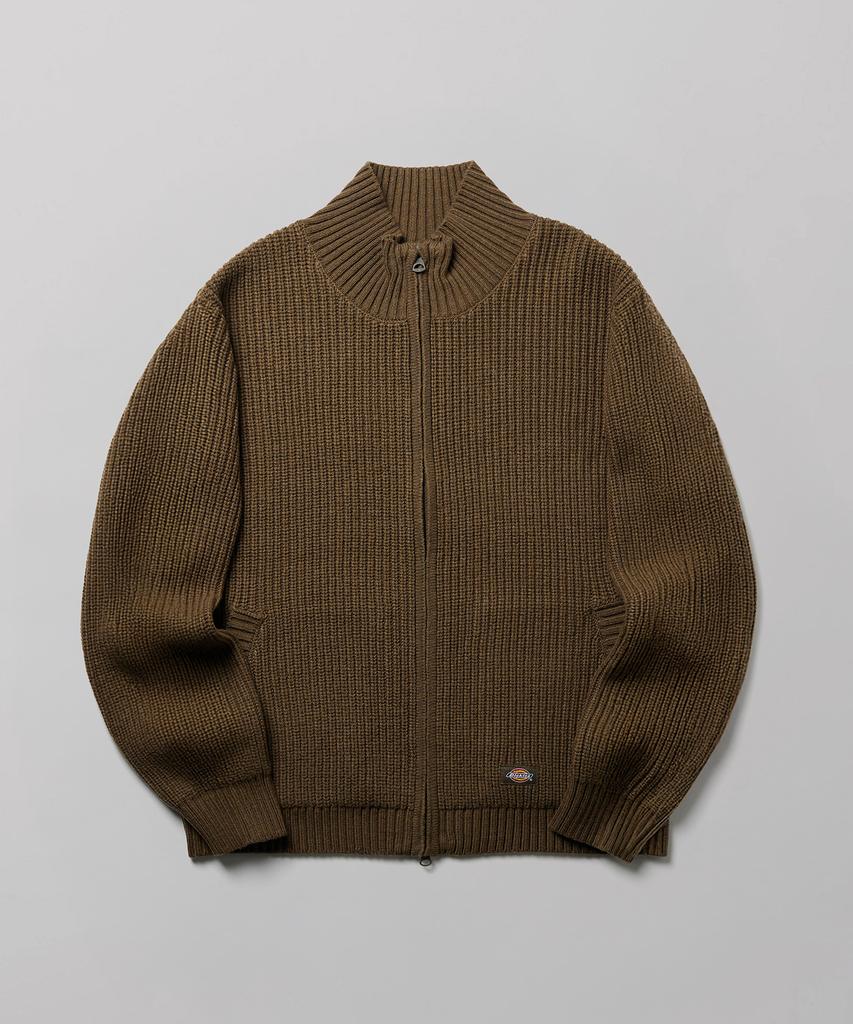 DICKIES Back Logo Full-Zip Knit Olive