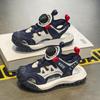 Children's Sandals Summer 22 New Children's Shoes Sports Beach Shoes Medium and Large Children's Baotou Rotating Button