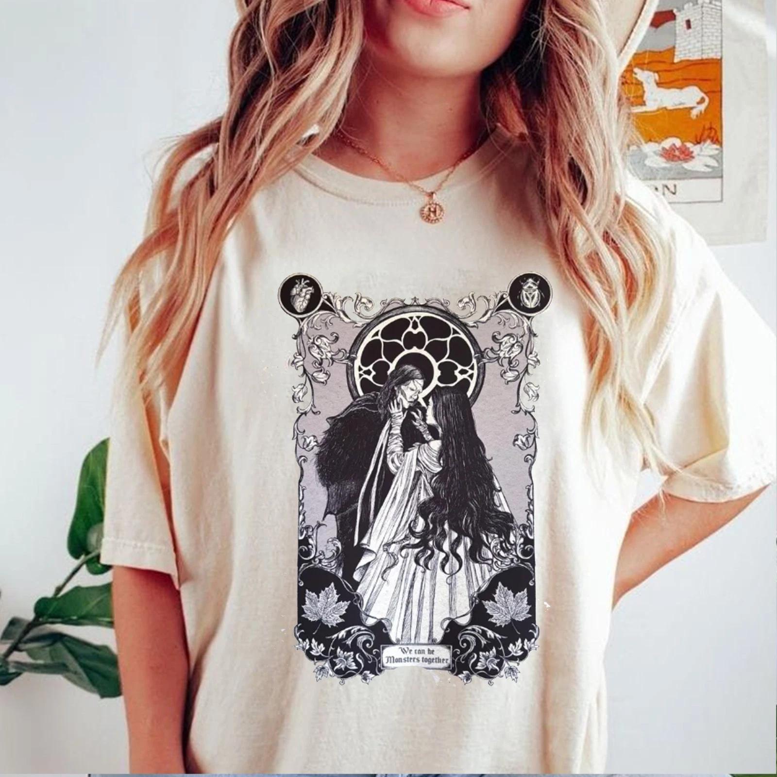 

The Creature & The Bride T-shirt, We Can Be Monsters Together Tee Valentine Gift 4XL