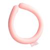 Neck Cooling Tube Reusable Hands Free Wearable Cooling Neck Wrap for Summer Outdoor Pink