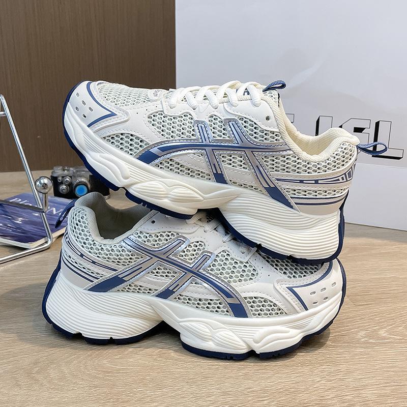 

Осень новые папины кроссовки женские 2025 белые туфли универсальные взрыв платформа спортивная обувь интернет-знаменитость инс кроссовки для бега 35