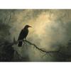 Canvas  Dark Forest Wildlife Fox Lion Black Swan Retro Posters Prints Wall Art Picture Living Room Home Decor Wall Decor