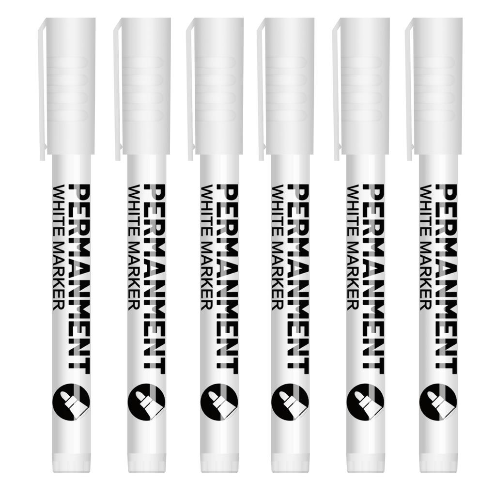High Gloss White Marker Pen, Single Quick Drying, Waterproof, Non Fading, Strong  Coverage, Large  Capacity, Convenient