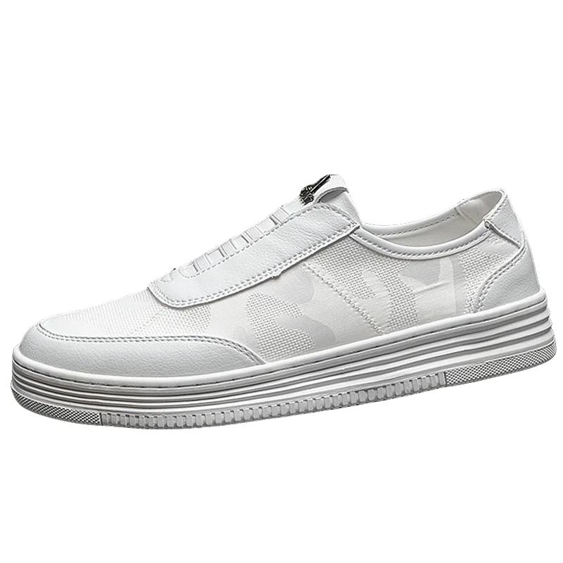 

Модные новые роскошные кожаные мужские туфли без застежек, летние удобные мокасины высокого качества для ходьбы, повседневная обувь для мужчин, удобные мокасины для вождения 44 белый