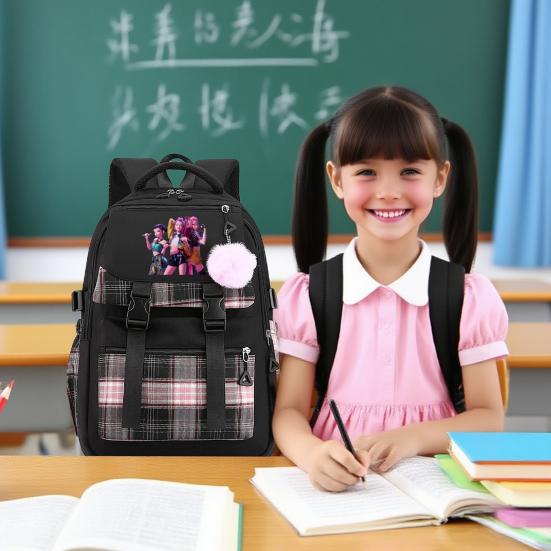 Damen Mode Rucksack Jäger Print Schulrucksack Große Kapazität Reiserucksack mit mehreren Fächern für Mädchen Street Daily Outings Verwendung