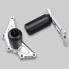 BYEMTTY Motorcycle Frame Sliders/Engine Sliders for Kawasaki Ninja ZX-6R 8BL-ZX636J (2024~) (Silver)