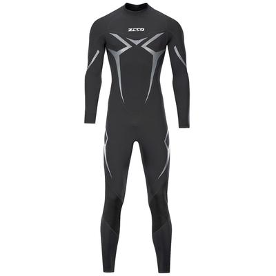 Men's 3mm Neoprene Full-Sleeve Wetsuit, Long Sleeve, for Surfing, Diving, SUP, Bodyboarding, Snorkeling, and Other Water Sports, XL Size