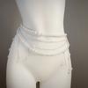 Heavy Duty Waist Belt Stylish for Stage Dance Music Festival Jeans Dress Belt Body Jewelry Chain Pearls Belly Dance