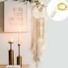 Macramé Dream Catcher Moon and Owl LED Garland Dream Sensor