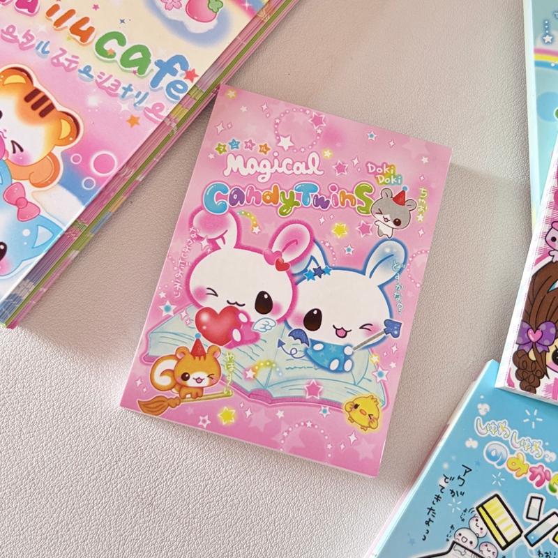 70 Pages Retro Cute Japanese Y2K Showa Memo Pads Message Paper Journal DIY Base Material Notepad School Stationery