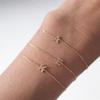14K Gold Filled Initial Bracelet Custom Letter Jewelry Handmade Gold  Bracelet Boho Bracelets Vintage Tarnish Resistant Jewelry