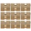 100Pcs Knurl Insert Nut Brass Double Pass Embedded Fastener HandMade Accessories M6x10x8