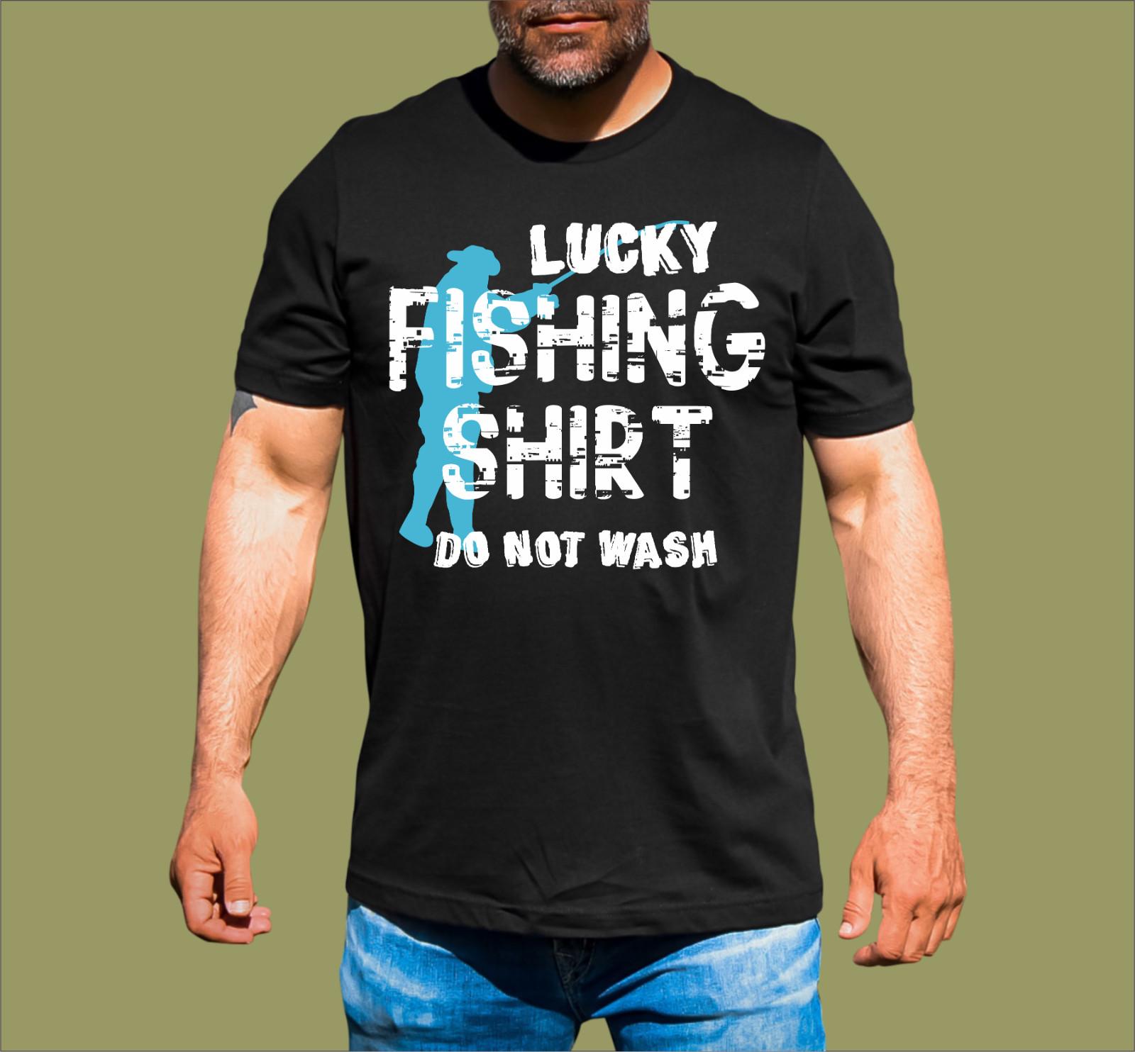 LUCKY FISHING T-SHIRT S