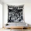Berserk Anime Wall Tapestry Guts Griffith Dark Fantasy Art Decor for Bedroom Living Room Home Wall Hanging