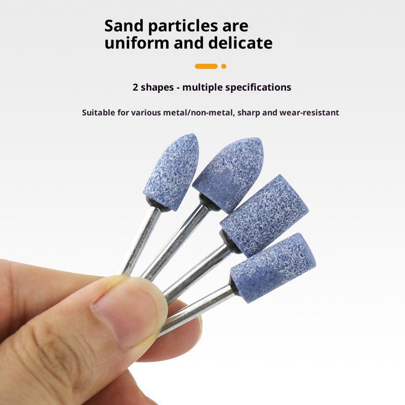 10Pcs Polishing Head Wheel Head Abrasive Mounted For Rotary Power Tools Electric Grinding Stone Wheel Accessories