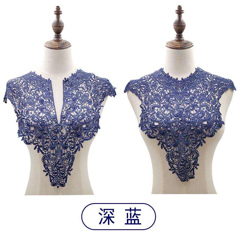 Water-Soluble Lace Collar, Polyester Silk Embroidered Corsage, Three-Dimensional Hollow Collar, Fake Collar, Front Collar And Back Collar Shawl.