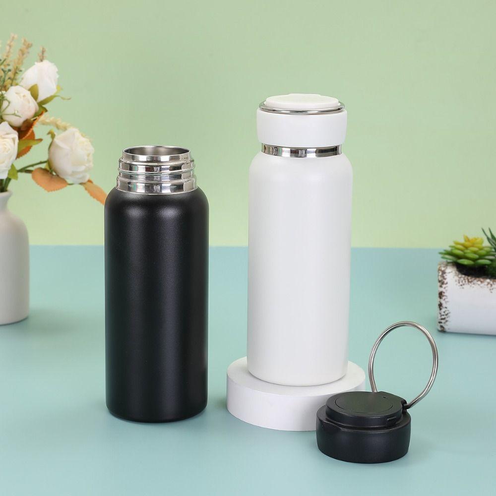 600ML Sport Thermos Cup Large Capacity Vacuum Flask Insulated Water Bottle  Outdoor Activities