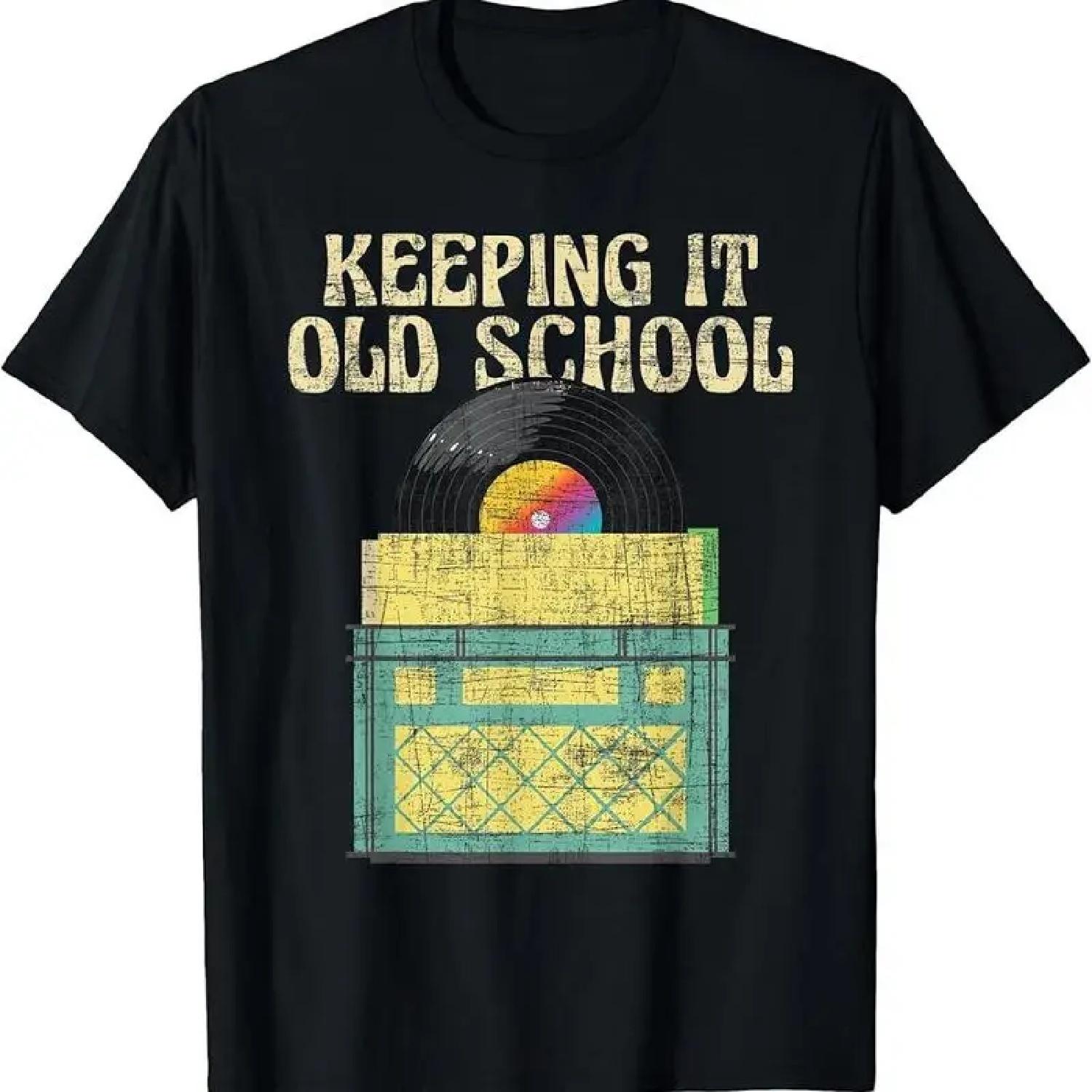 В духе старой школы Виниловые пластинки Коллекционер пластинок Футболка XXXXXL разноцветный
