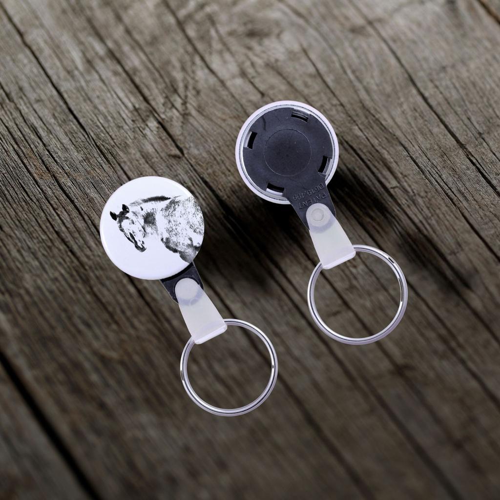 Appaloosa - unique keychain with a horse picture, handmade product, light and handy pendant from Art-Dog brand