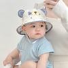 Sombrero de Sol de Malla Transpirable de Ala Ancha para Bebé Verano Unisex Niño Pequeño Protección UV Gorra de Pescador Tipo Cubo Ligero y Versátil