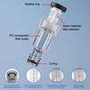5Pcs Pressure Washer Garden Hose Adapter, 3/4 Inch Pressure Washer Transparent Plastic Water Inlet Filter Replacement Tool