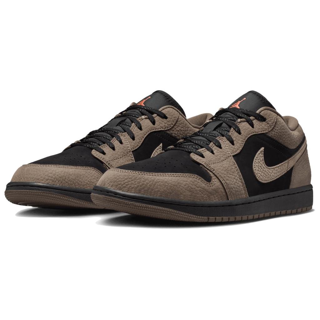 Zapatillas Unisex Air Jordan 1 Low SE Gris Oliva Marrón Negro Mango Claro Salvaje IB7109-005