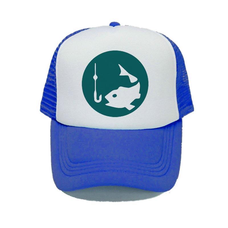 Animal Fish Farm Snapback Trucker Hat Cap Jalan Kuari Fisherman Bone Dad Hats Original Mike Trout Fish Mesh Hunting Hat YY339
