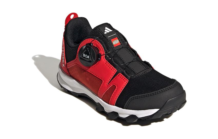 adidas Terre Comfortable Slip Resistant Low Top Running Shoes Red Teenagers IG7954