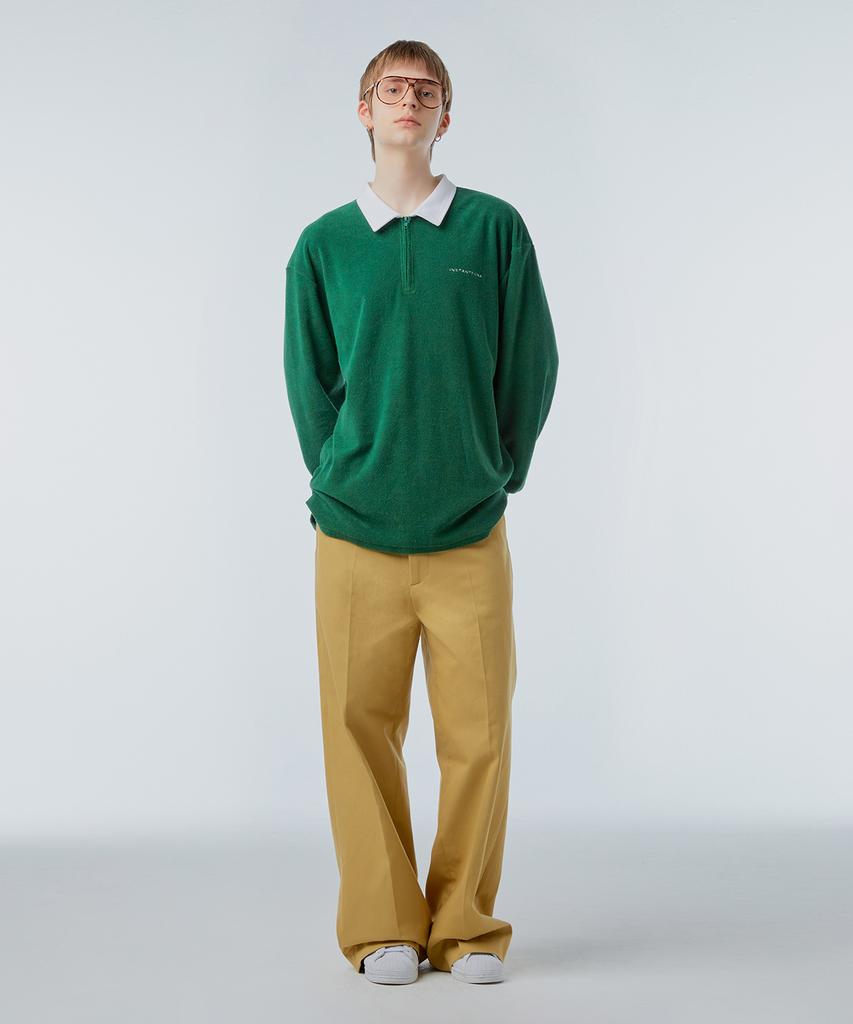 INSTANTFUNK Ms Cotton Wide Pants - Beige