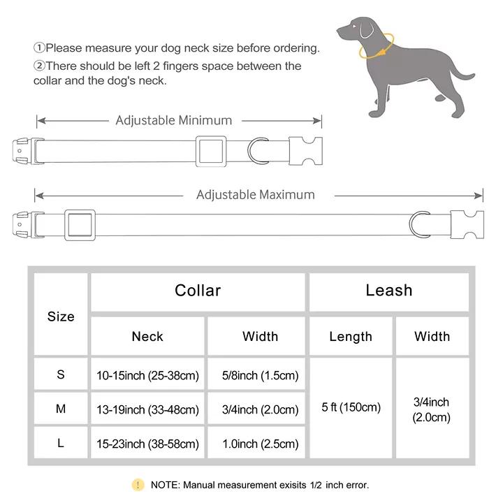 Personalized Dog Collar Leash PU Leather Dog Collars With Walking Lead Rope Free Custom Pet ID Necklace for Small Large Dogs Pug