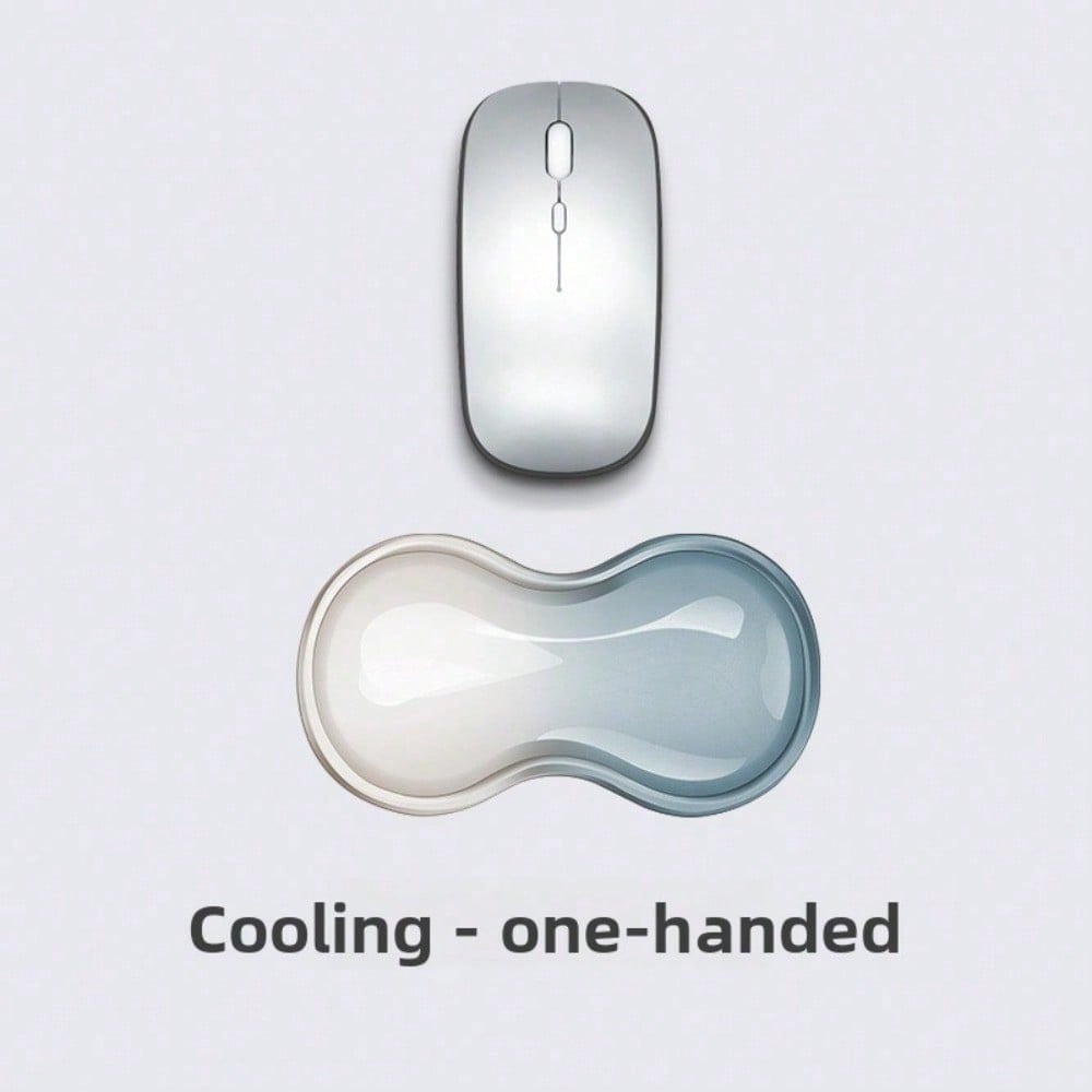 Transparent Silicone Wrist Mouse Pad Anti-skid and Fatigue Gradual Change Wrist Pad Office Wrist Pad