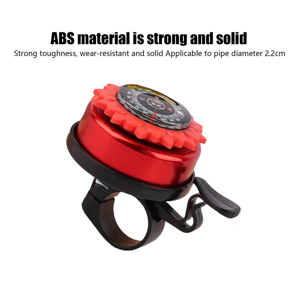 Bike Bell Road Bike Bell Cycling Accessory Handlebar Chime Compass For Kids School City Mountain Park Commute Racing Outdoor