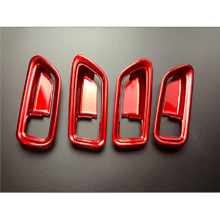 For Toyota Corolla - Bright red Inner Car Door Handle Bowl Cover Trim