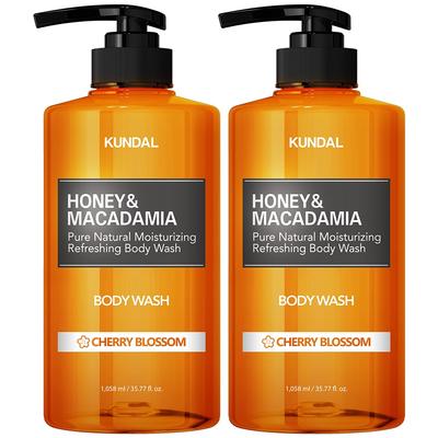 Honey & Macadamia Pure Body Wash Cherry Blossom, 1.058L, 2 Units