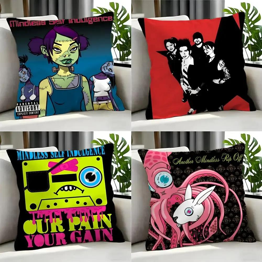 band Mindless Self Indulgence Cushion Cover Cushion Cover Set Pcs x x x Pillowcase Decorative Sofa Home Decor