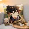 Cushion Cover  Linen  SkinFriendly Soft Decorative Case For Sofa Home Decor Zhongli Pillow cover