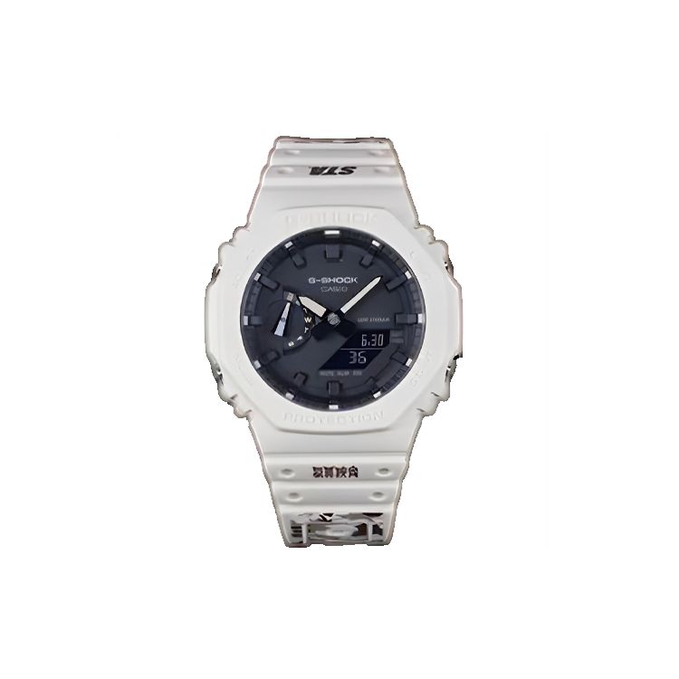 

Casio G-Shock Collaboration 200M Waterproof Quartz Movement Resin Strap Watch Unisex watches Black GA-2100-5APRX Black