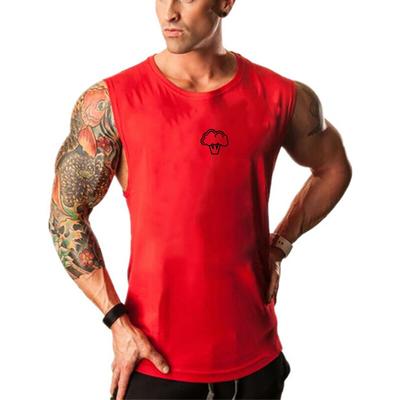 Fashion Breathable Skin Friendly Sleeveless T-Shirt Summer Mens Fitness Workout Tank Tops