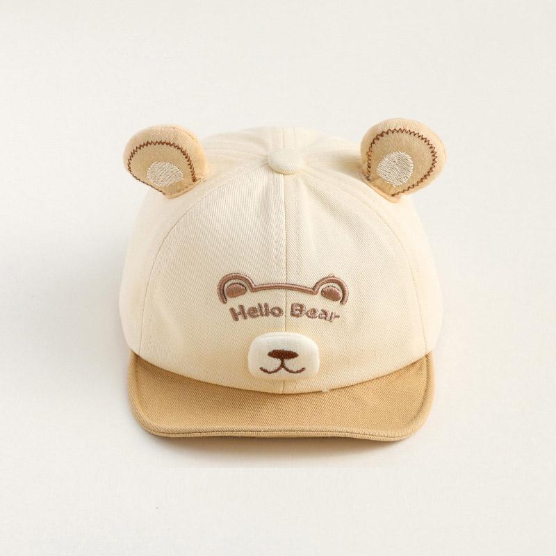 Cute Cartoon Baby Duck Tongue Hat Spring Kids Baseball Hats Boy Girl Sun Protection Peaked Cap 3-24Month Children Sunshade Visor