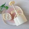 Mung Bean Cake Mould Press 75G Hand Press Pastry Tool with Detachable Flower Stamps, Spring Design Release, and Patterned Dessert Making Use